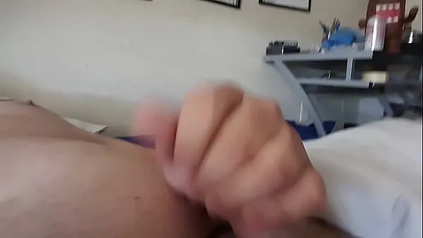 Hot stroking my short fat cock my Tube