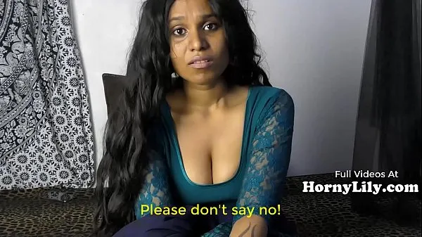 Gorący Bored Indian Housewife begs for threesome in Hindi with Eng subtitles mojej rurce