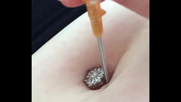 Hot Play with My pierced belly button my Tube