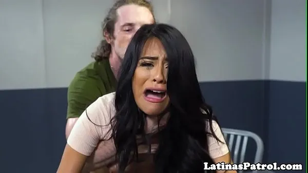 Hot Undocumented latina drilled by border officer my Tube