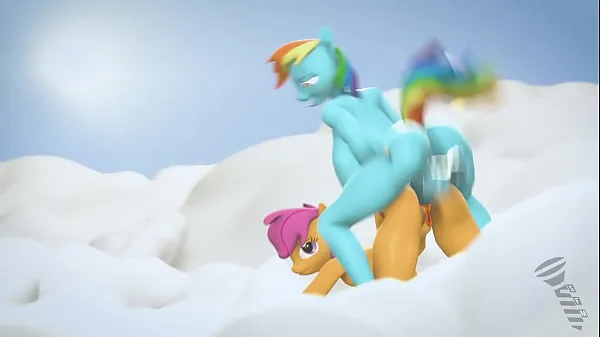 Hot Dash pounds scootaloo my Tube