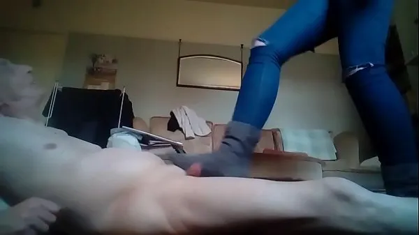 Heet Ballbusting mijn tube