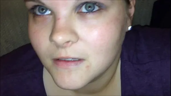 Hot Sexy blue eye babe wearing makeup sucks and swallow a huge load of cum my Tube
