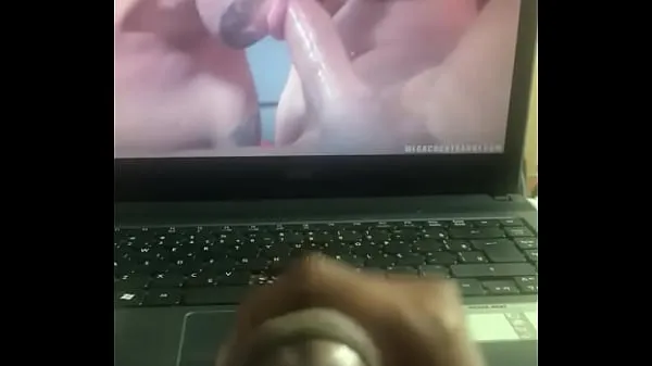 Quente Batendo uma assistindo filme meu tubo