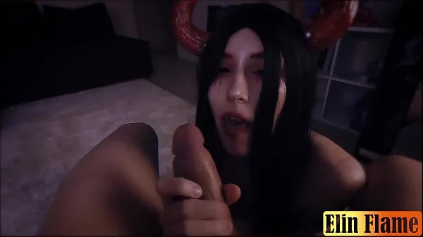 Heiß Meine Schwester, die von einem Demon Succubus besessen ist, hat mich gefickt, bis ich in der Halloween-Nacht Creampie bekam -Elin Flamemeine Tube