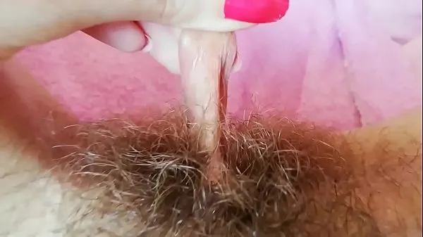 뜨거운 Hairy fetish video big clit hood pulling labia play and wet pussy fingering 내 튜브