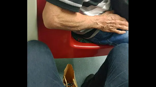 Hot Crown takes my cock on the train my Tube