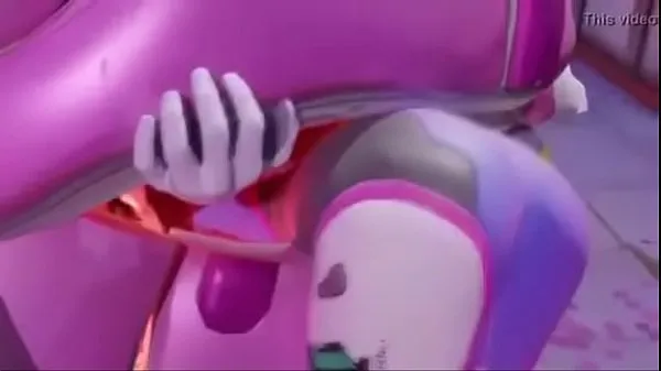 Hot D.va gets stuck in mech and gets fucked my Tube