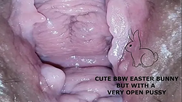 Heet Cute bbw bunny, but with a very open pussy mijn tube