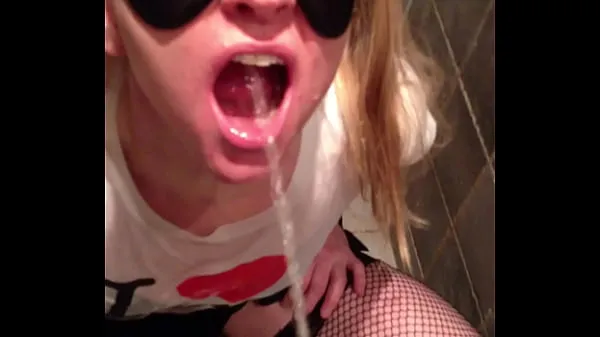 Hot Piss in sluts mouth - and she enjoys drinking it my Tube