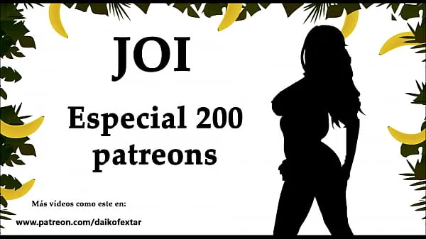 Quente JOI Special 200 patreons, 200 corridas. Áudio em espanhol meu tubo