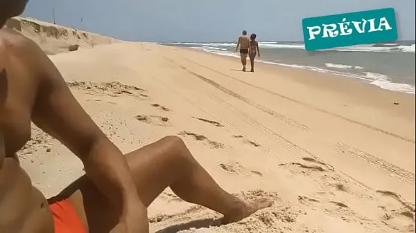 Panas O PAUZUDO NA PRAIA - PREVIA Tiub saya