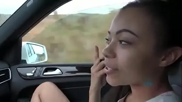 ساخن Hot Ebony Girlfriend fucked in car أنبوبي