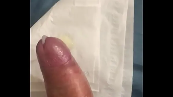 Hot Stroking my thick uncut cock handsfree my Tube