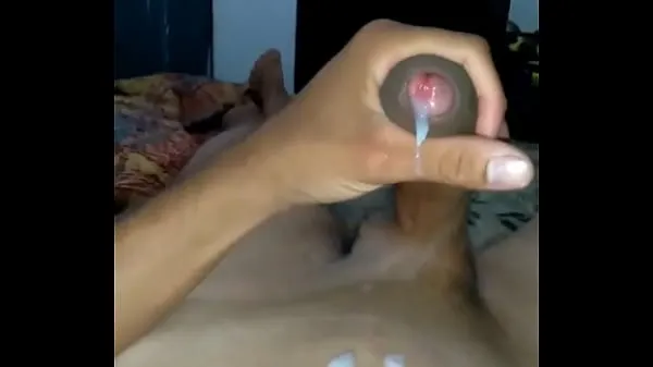 Nóng bỏng Novinho batendo uma punheta e dando uma gozada gostosa My Tube