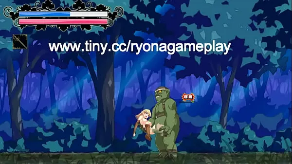 Chaud Fille elfe ayant des relations sexuelles avec des hommes orcs dans le jeu hentai d'action des elfes de fornica forest mon tube