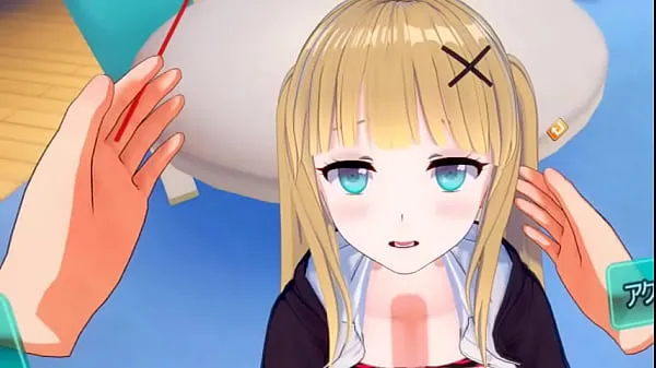 ساخن Eroge Koikatsu! VR version] Cute and gentle blonde big breasts gal JK Eleanor (Orichara) is rubbed with her boobs 3DCG anime video أنبوبي