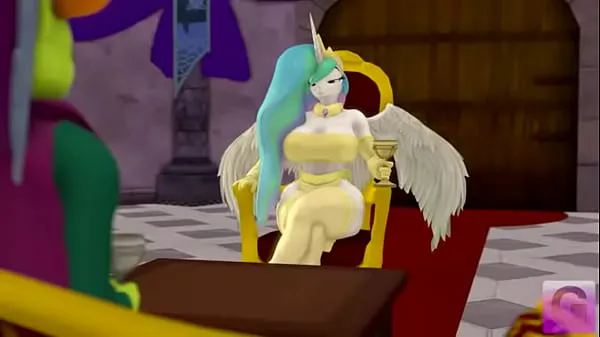 Caliente King thorax and Princess Celestia in a Royal meeting mi tubo