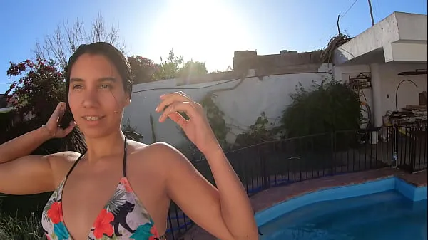 Heet Lalilove returns with a relaxing ANAL SEX by the pool mijn tube