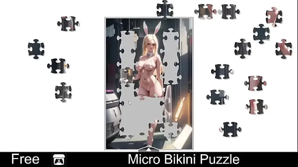 뜨거운 Micro Bikini Puzzle(free game itchio) Puzzle, 2D, Adult 내 튜브